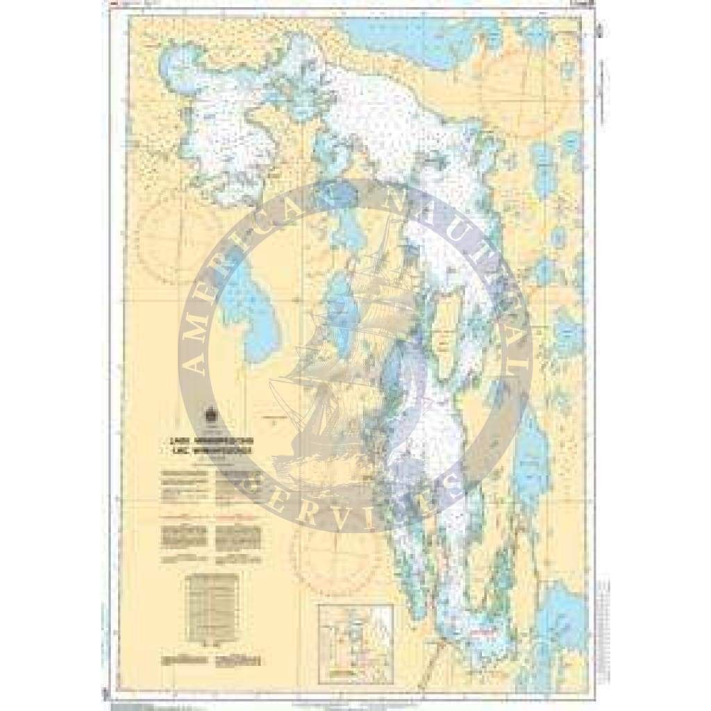 CHS Nautical Chart 6270: Lake Winnipegosis/Lac Winnipegosis