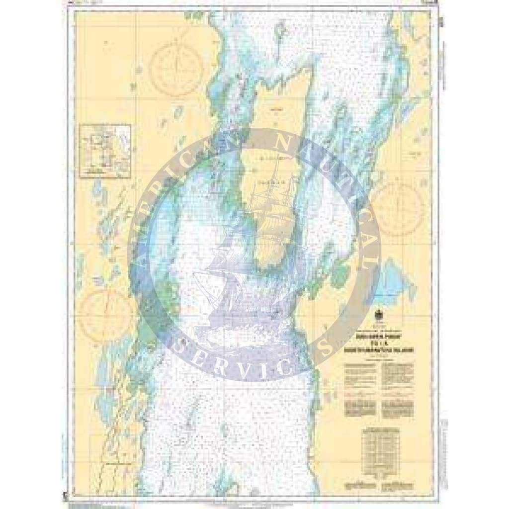 CHS Nautical Chart 6272: Red Deer Point to/à North Manitou Island