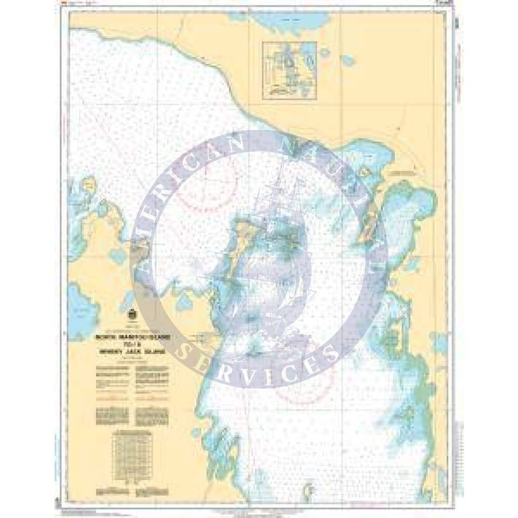 CHS Nautical Chart 6273: North Manitou Island to/à Whiskey Jack Island