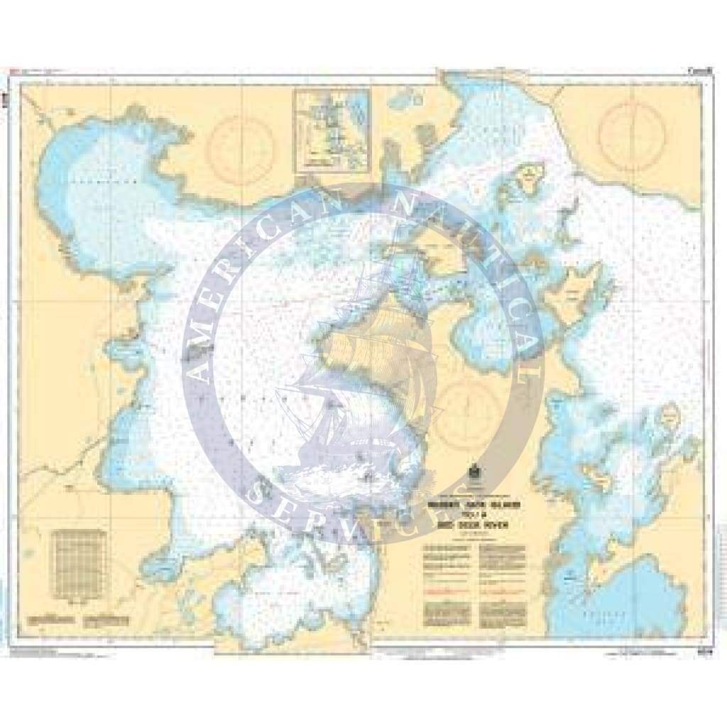 CHS Nautical Chart 6274: Whiskey Jack Island to/à Red Deer River