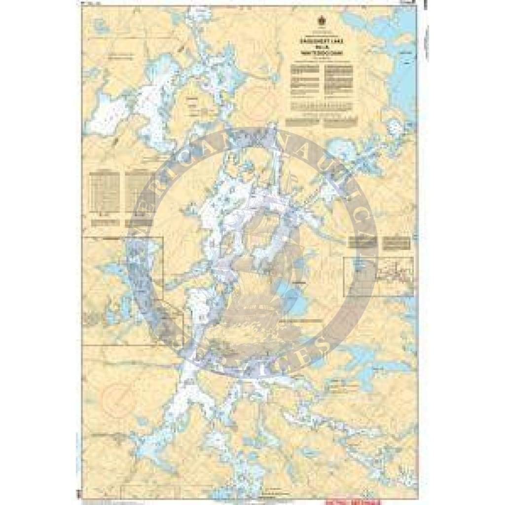 CHS Nautical Chart 6285: Eaglenest Lake to/à Whitedog Dam