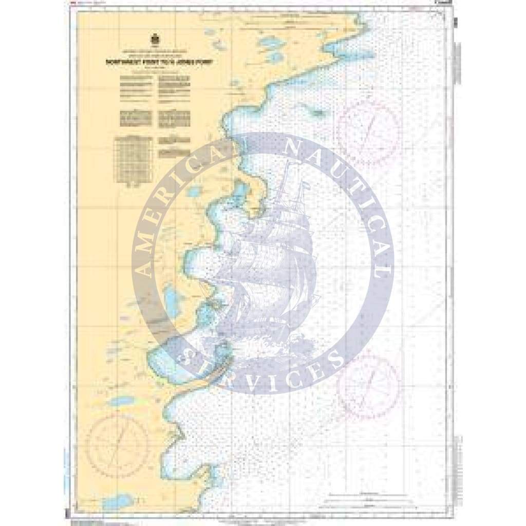 CHS Nautical Chart 6358: Northwest Point to/à Jones Point