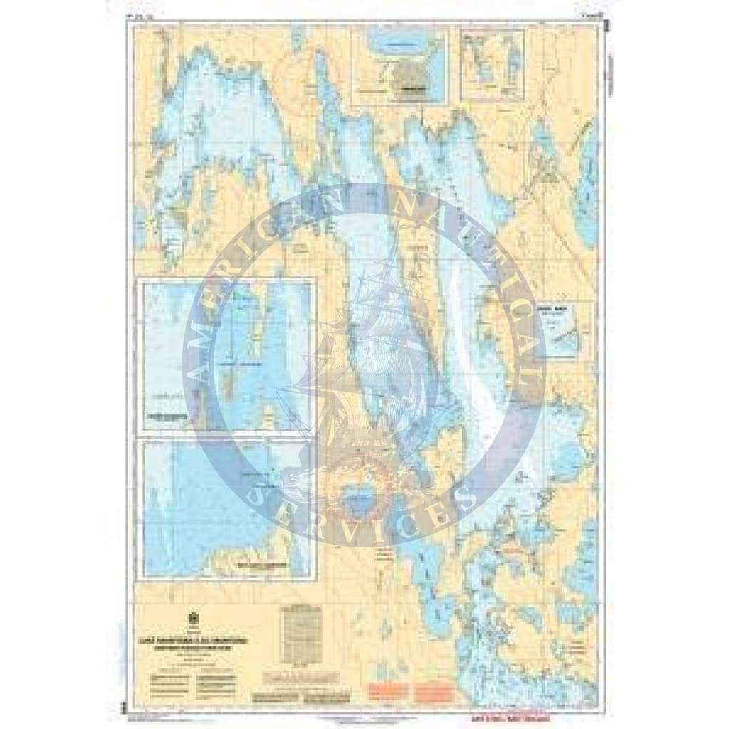 CHS Nautical Chart 6506: Lake Manitoba / Lac Manitoba (Northern Portion / Partie nord)