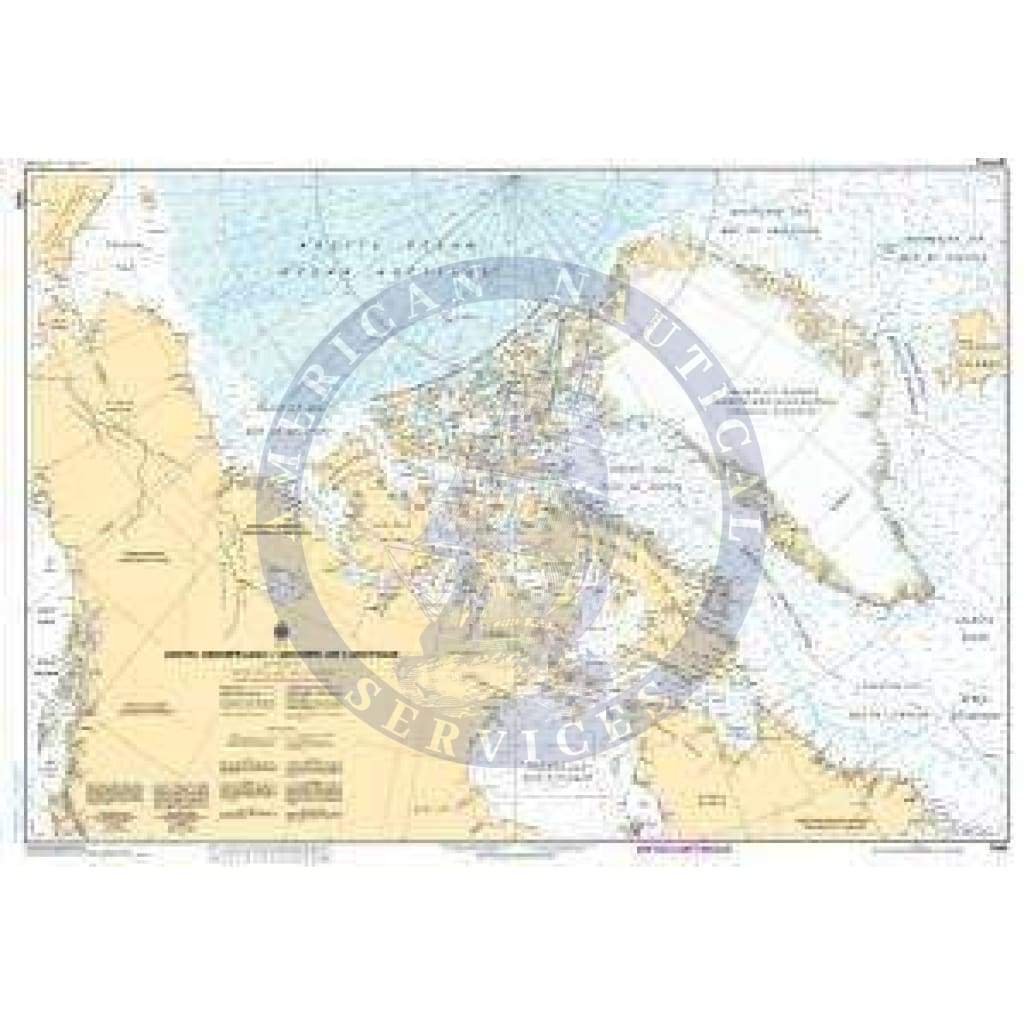 CHS Nautical Chart 7000: Arctic Archipelago / Archipel de lArctique