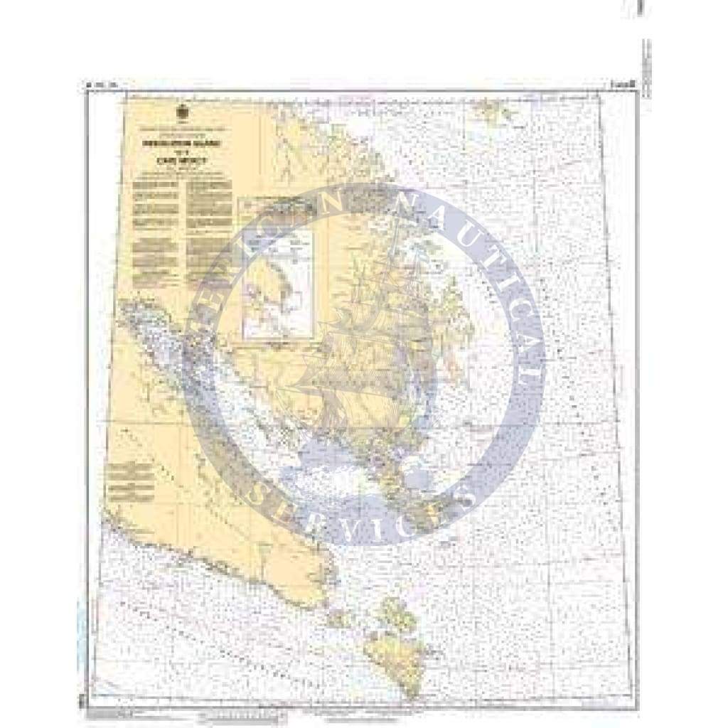 CHS Nautical Chart 7050: Resolution Island to/à Cape Mercy