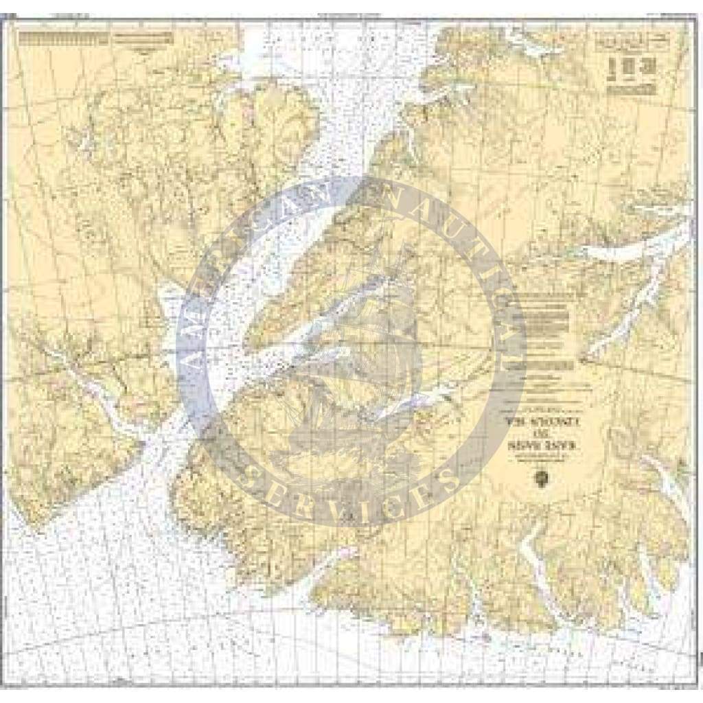CHS Nautical Chart 7072: Kane Basin to Lincoln Sea