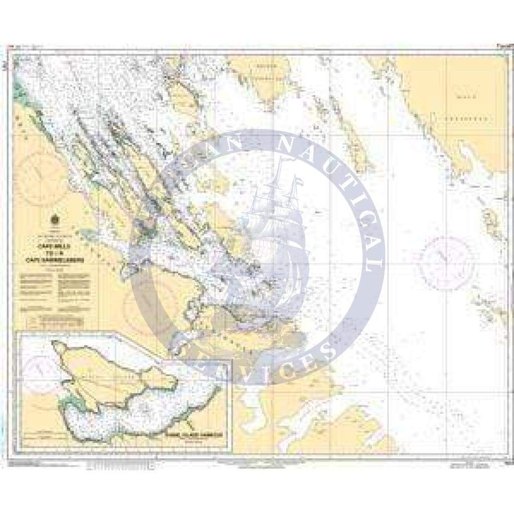 CHS Nautical Chart 7121: Cape Mills to/à Cape Rammelsberg