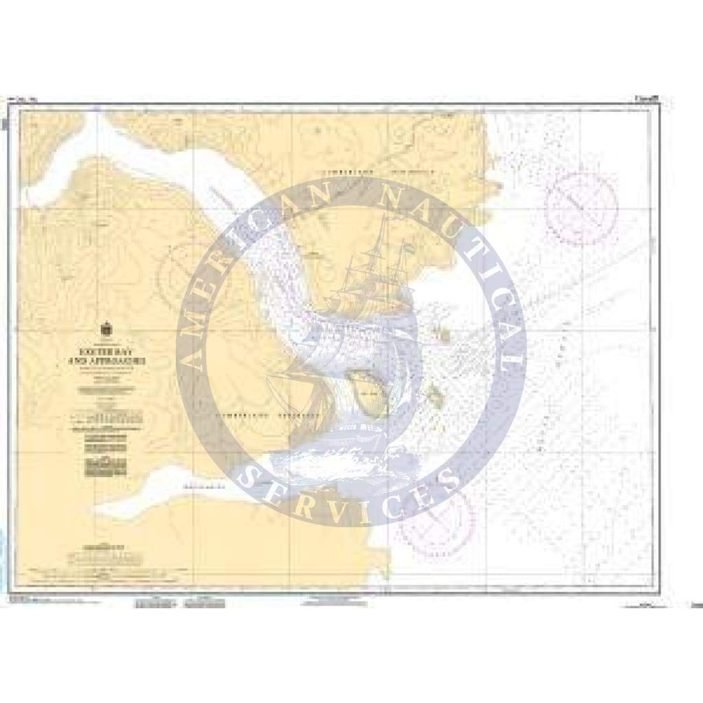 CHS Nautical Chart 7170: Exeter Bay and Approaches/et les Approches