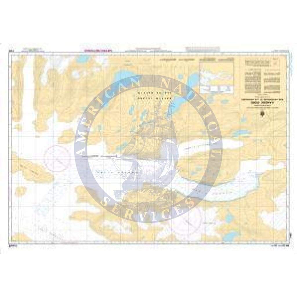 CHS Nautical Chart 7195: Kangok Fiord and Approaches/et les Approches