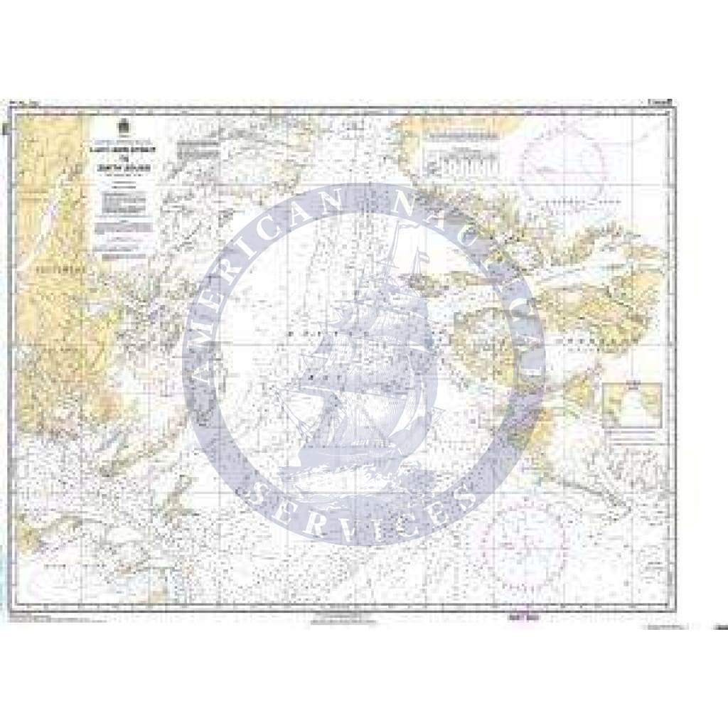 CHS Nautical Chart 7302: Lady Ann Strait to Smith Sound