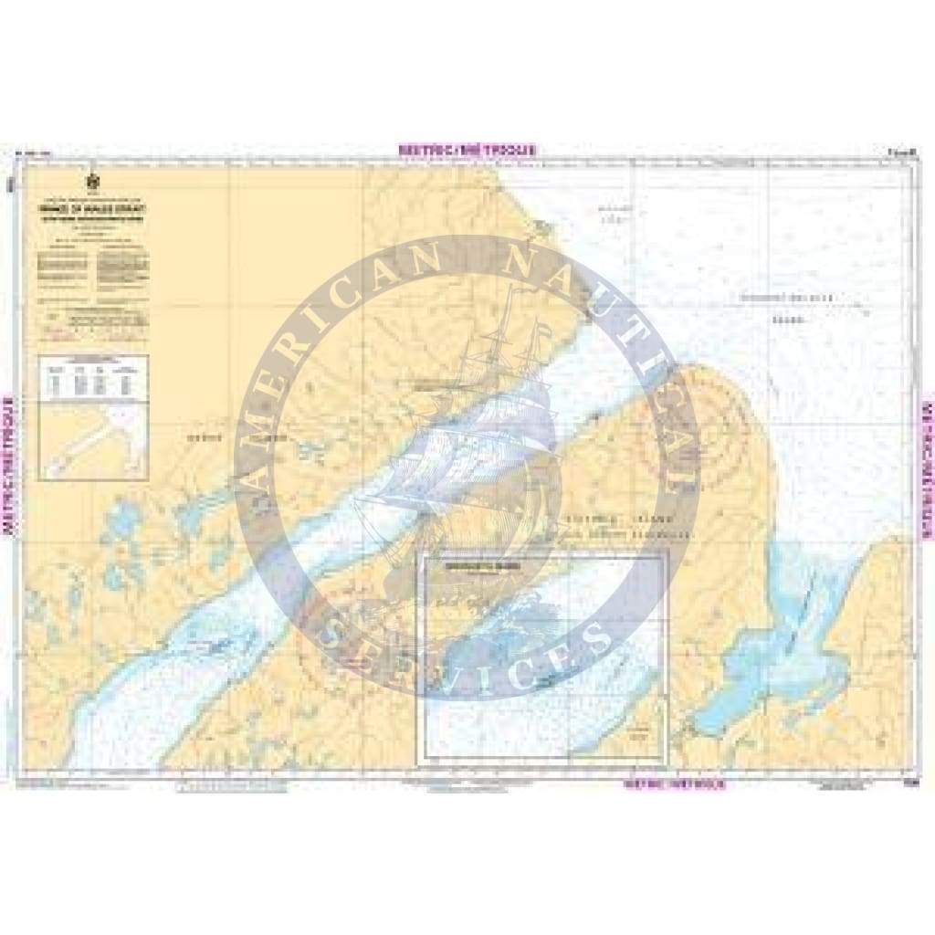 CHS Nautical Chart 7520: Prince of Wales Strait, Northern Portion/ Partie Nord