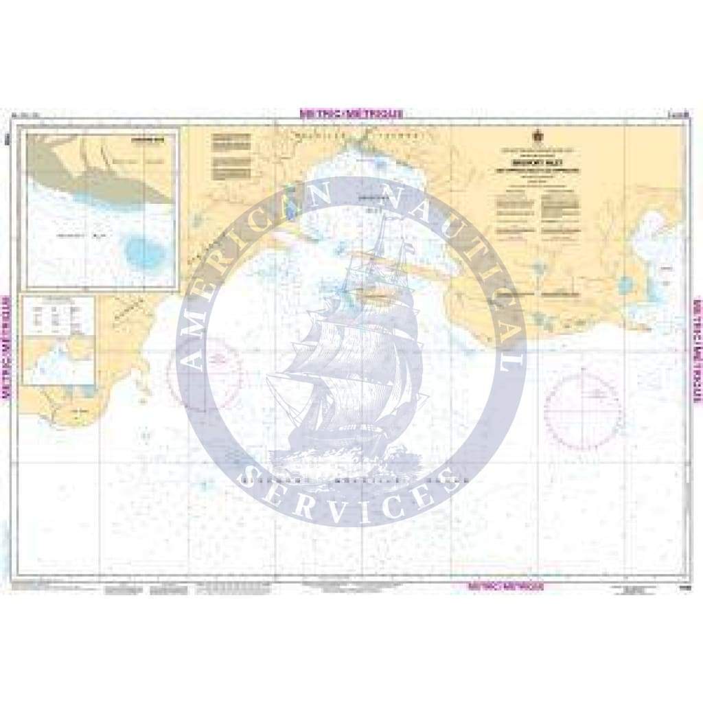 CHS Nautical Chart 7540: Bridport Inlet and Approaches/et Les Approches