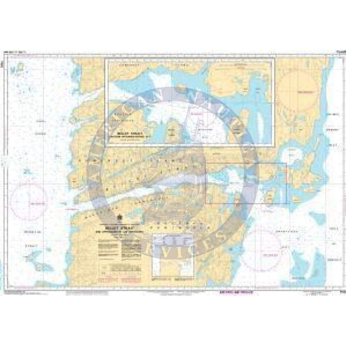 CHS Nautical Chart 7552: Bellot Strait and Approaches/et Les Approches