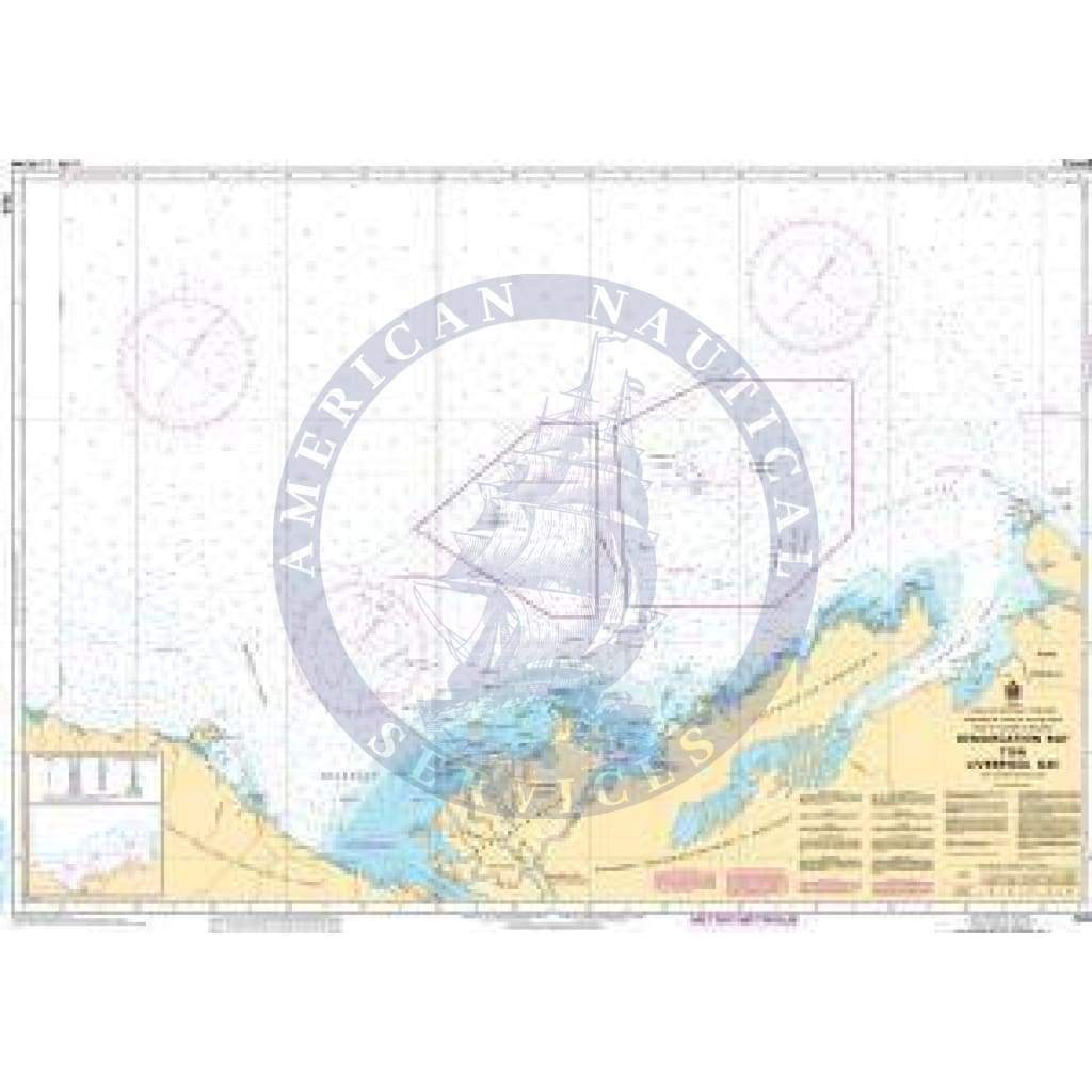 CHS Nautical Chart 7620: Demarcation Bay to/à Liverpool Bay