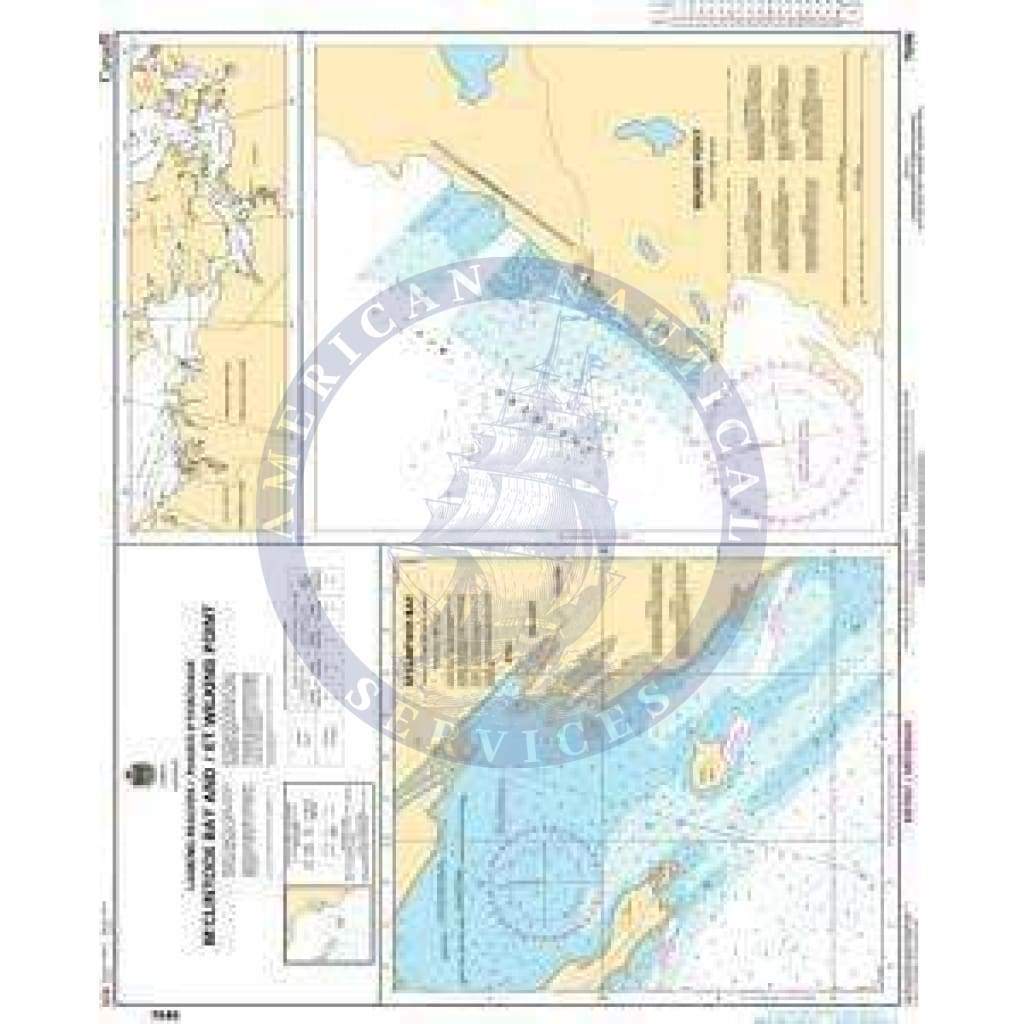 CHS Nautical Chart 7646: McClintock Bay and/et Wilkins Point