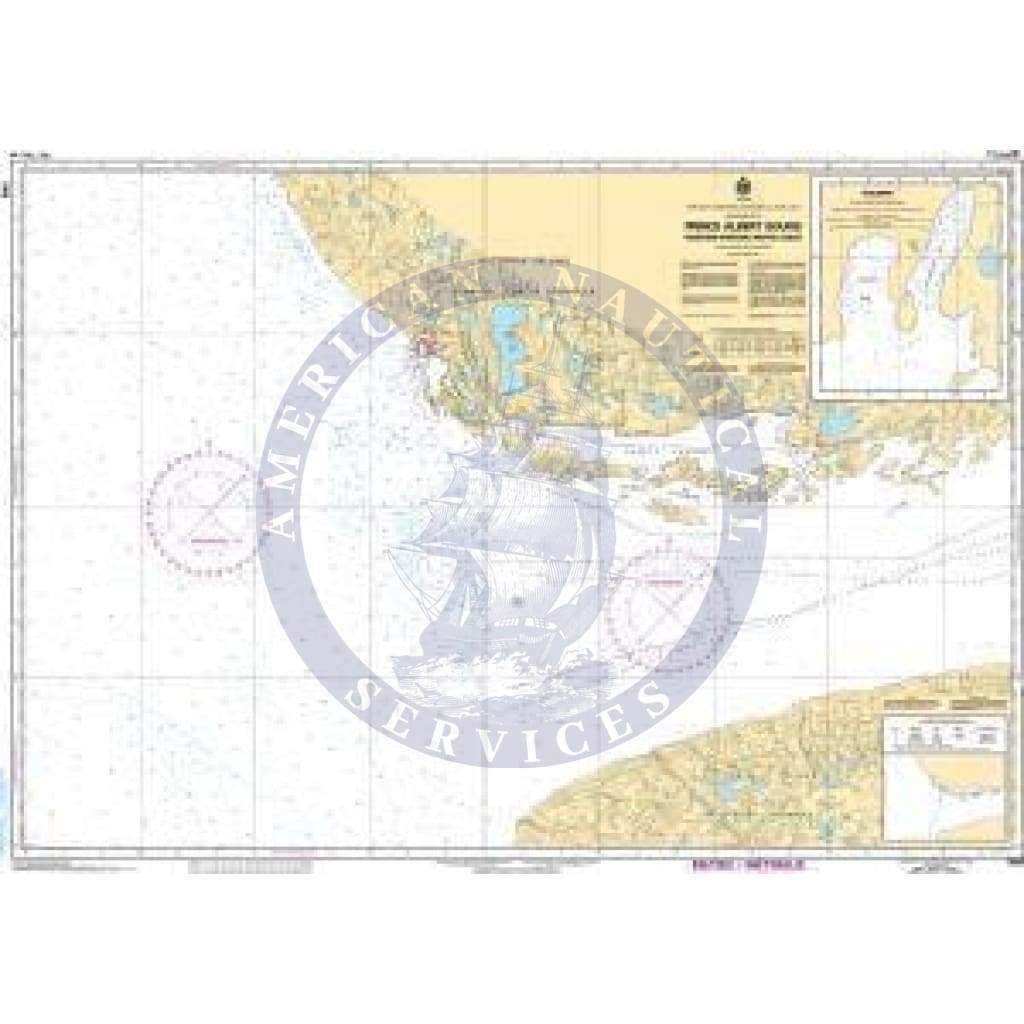 CHS Nautical Chart 7668: Prince Albert Sound, Western Portion/ Partie Ouest