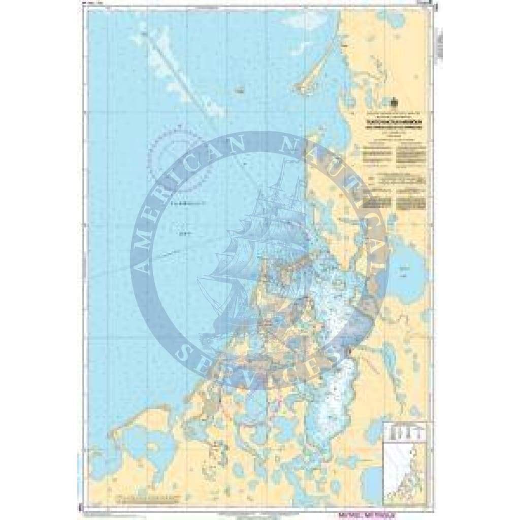 CHS Nautical Chart 7685: Tuktoyaktuk Harbour and Approaches/et les approches