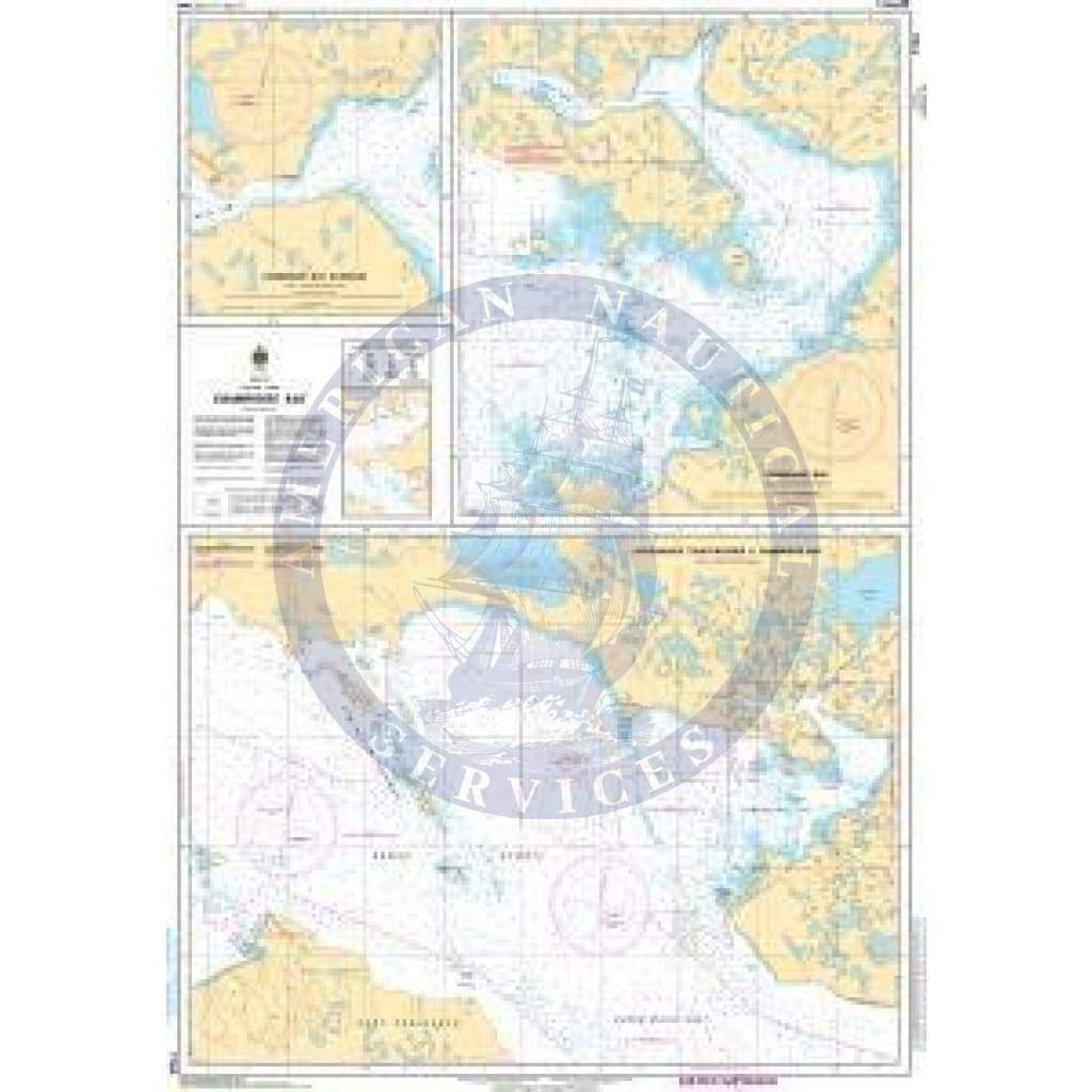 CHS Nautical Chart 7750: Approaches to/Approches à Cambridge Bay