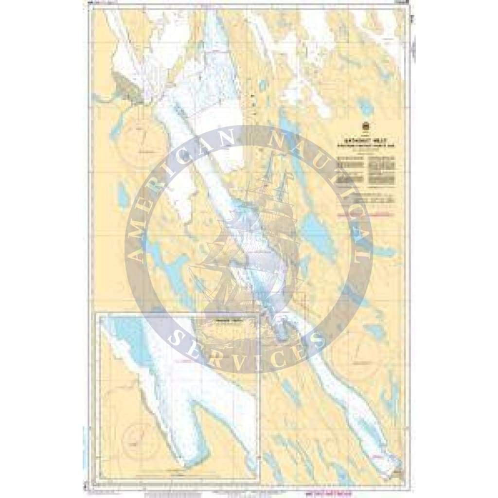CHS Nautical Chart 7793: Bathurst Inlet: Southern Portion/Partie sud