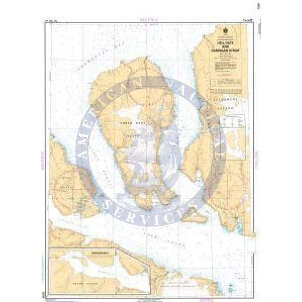 CHS Nautical Chart 7930: Hell Gate and Cardigan Strait
