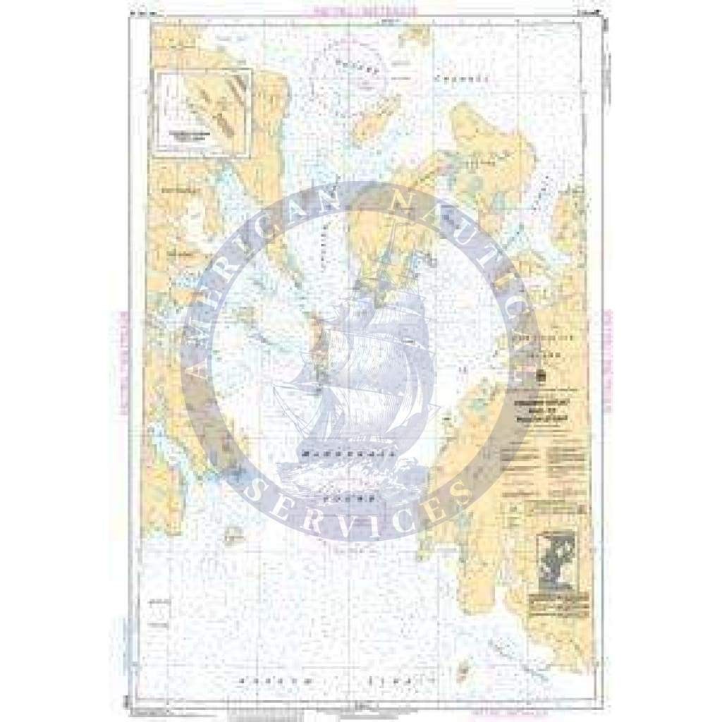 CHS Nautical Chart 7935: Crozier Strait and/et Pullen Strait