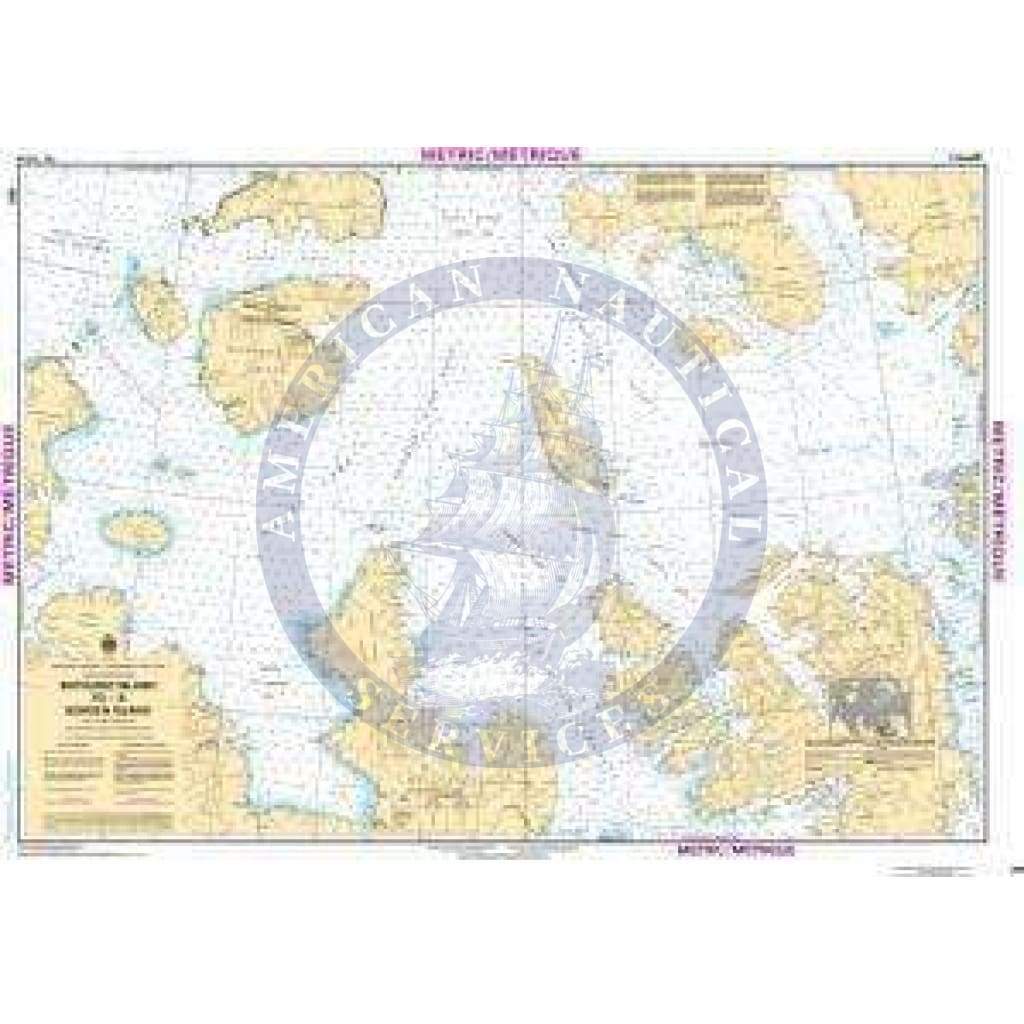 CHS Nautical Chart 7951: Bathurst Island to/à Borden Island