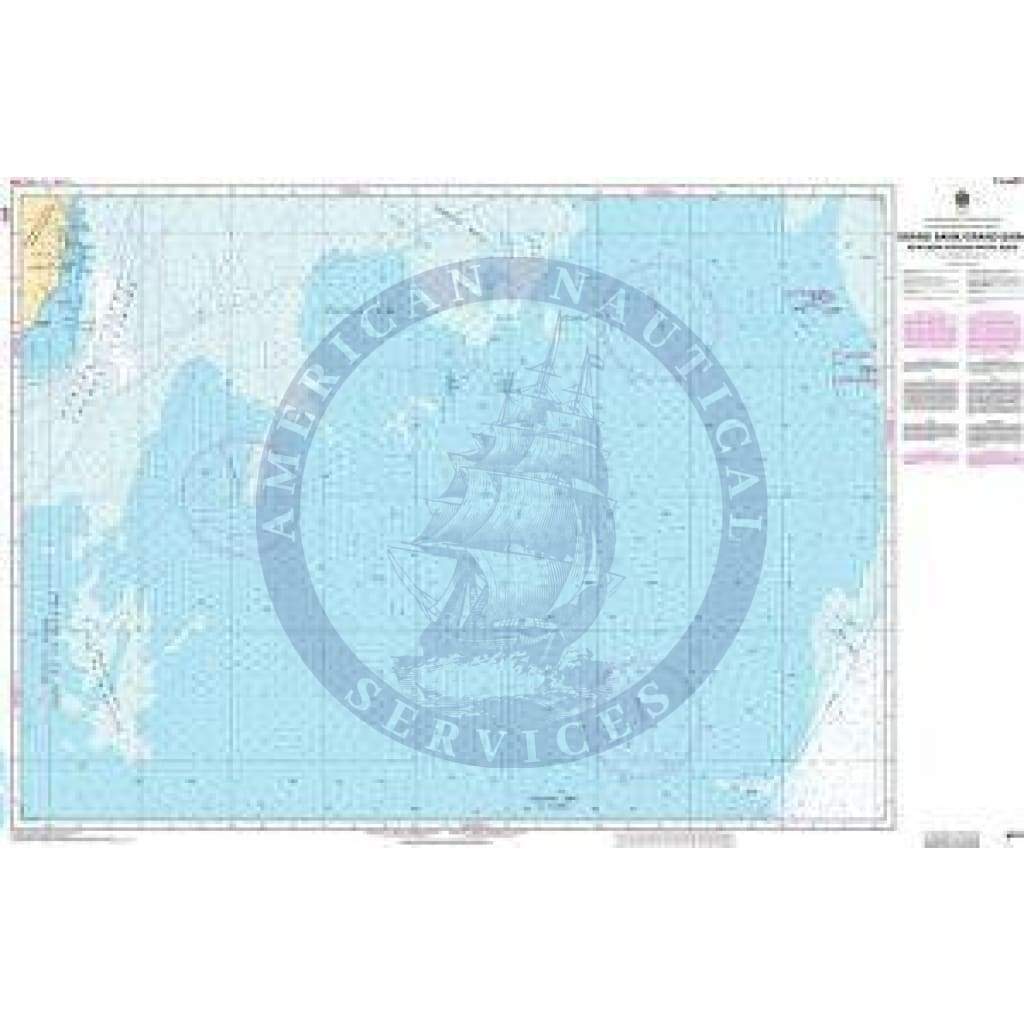 CHS Nautical Chart 8011: Grand Bank, Northern Portion/ Grand Banc, Partie Nord