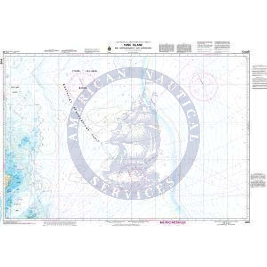 CHS Nautical Chart 8015: Funk Island and Approaches/et les approches
