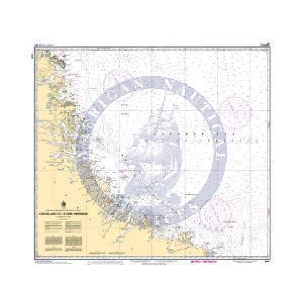 CHS Nautical Chart 8047: Cod Island to/à Cape Harrison