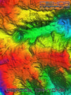 CMOR Bathymetric Chart: Bahamas 3D Relief Shading