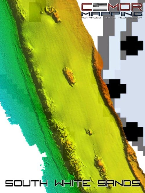 CMOR Bathymetric Chart: Bahamas 3D Relief Shading