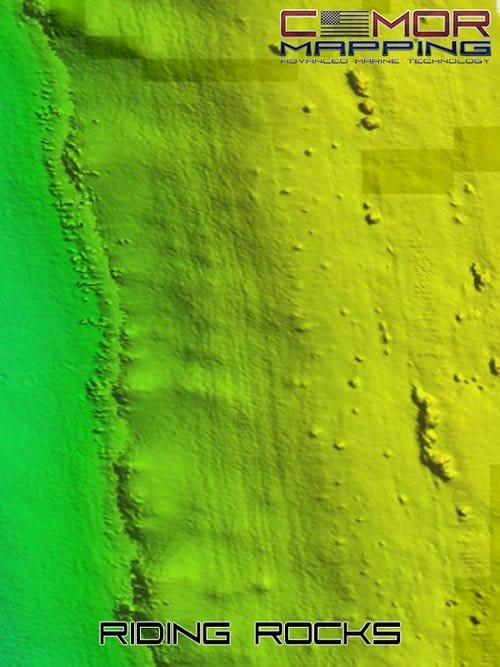 CMOR Bathymetric Chart: Bahamas 3D Relief Shading