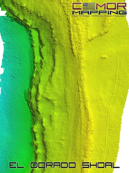 CMOR Bathymetric Chart: Bahamas 3D Relief Shading