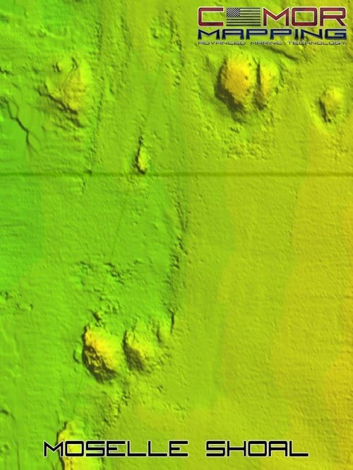 CMOR Bathymetric Chart: Bahamas 3D Relief Shading