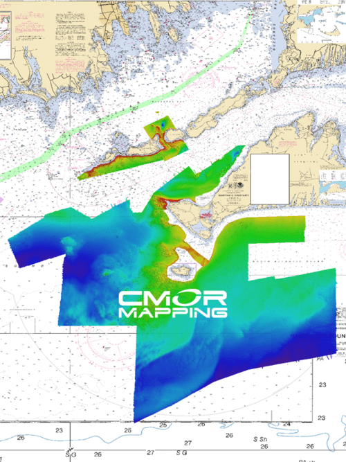 CMOR Bathymetric Chart: Long / Block Island Sound / Marta's Vineyard