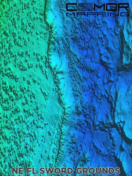 CMOR Bathymetric Chart: North Florida, Georgia, & South Carolina Version 2