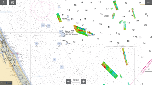 CMOR Bathymetric Chart: North Florida, Georgia, & South Carolina Version 2