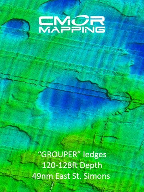 CMOR Bathymetric Chart: North Florida, Georgia, & South Carolina Version 2