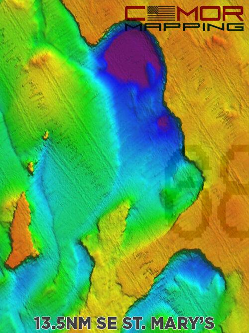 CMOR Bathymetric Chart: North Florida, Georgia, & South Carolina Version 2