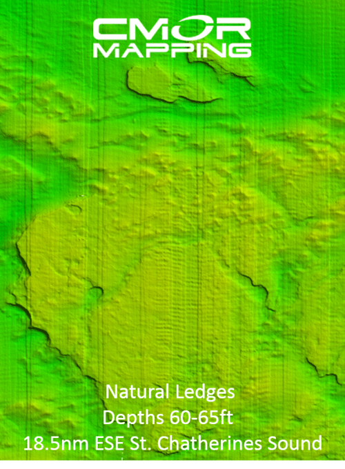 CMOR Bathymetric Chart: North Florida, Georgia, & South Carolina Version 2