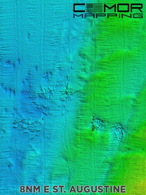 CMOR Bathymetric Chart: North Florida, Georgia, & South Carolina Version 2