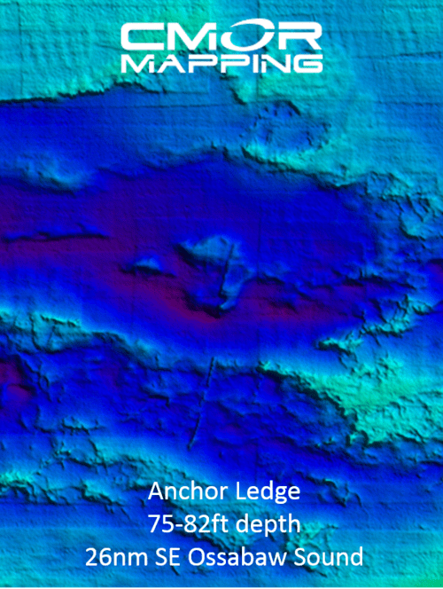 CMOR Bathymetric Chart: North Florida, Georgia, & South Carolina Version 2