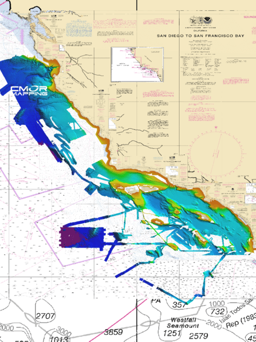 CMOR Bathymetric Chart: Southern California