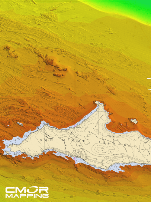 CMOR Bathymetric Chart: Southern California