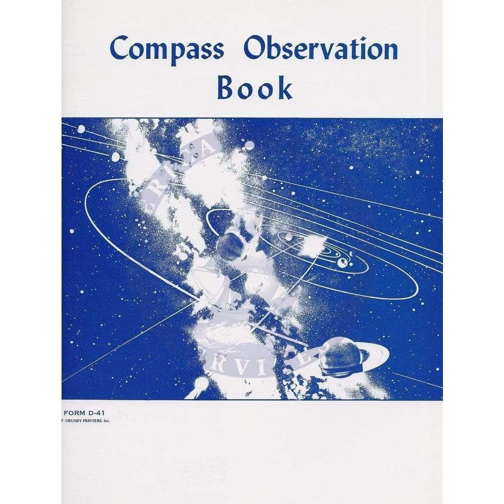 Compass Error Observation Log Compass Observations Log Book - Amnautical