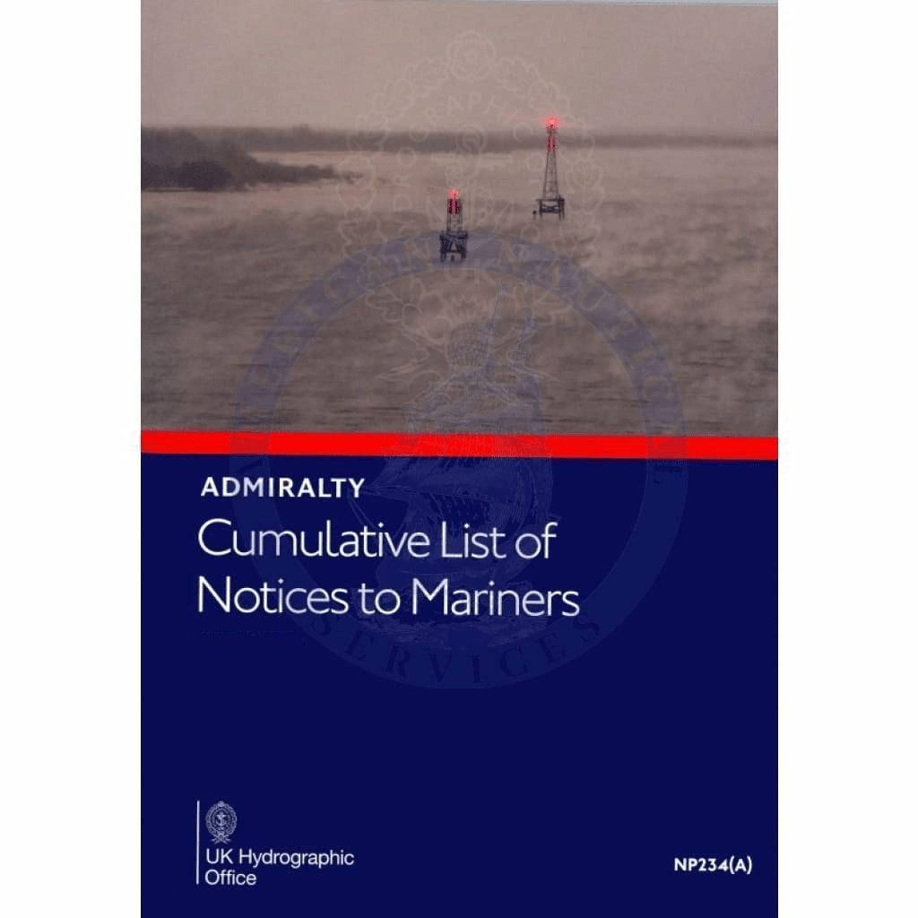 Cumulative List of Admiralty Notices to Mariners (NP234A), January 2023 Edition