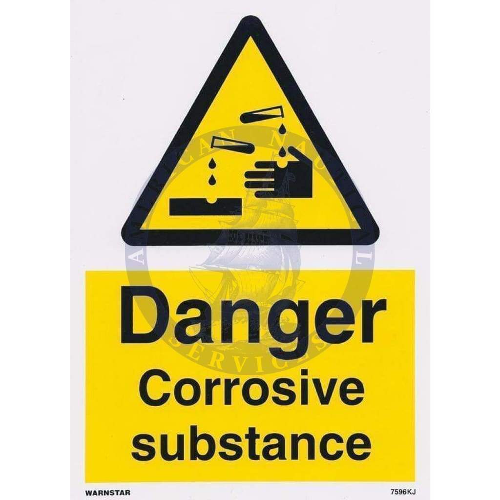 Danger Corrosive Substance