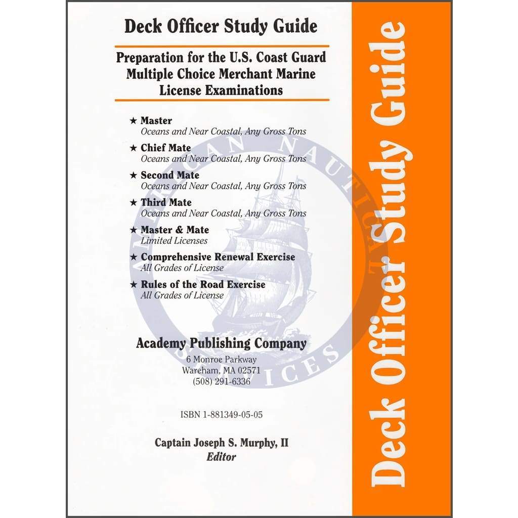 Deck Officer Study Guide Vol. 6: Deck Exam Illustration Book, 2015 Edition