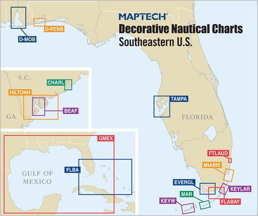 Decoratice Charts - Southeast US