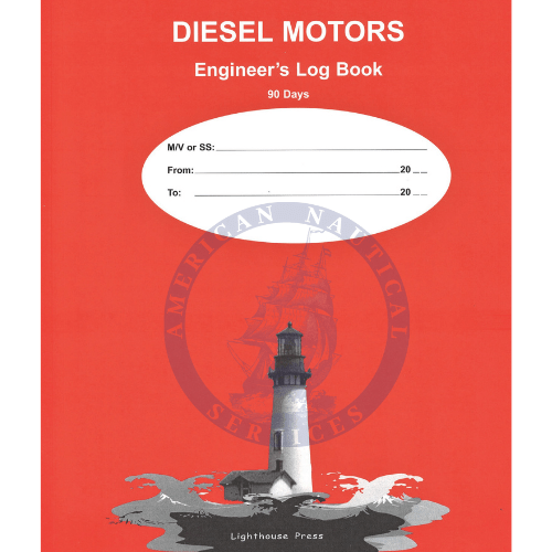 Diesel/Engineroom Log Book (90 Days)